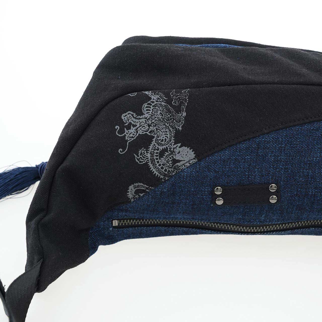 琉球浪漫物語 Ryukyu Romantic Ancient Dragon Denim Body Bag