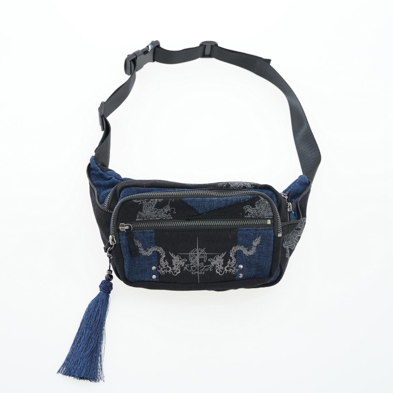 琉球浪漫物語 Ryukyu Romantic Ancient Dragon Denim Body Bag