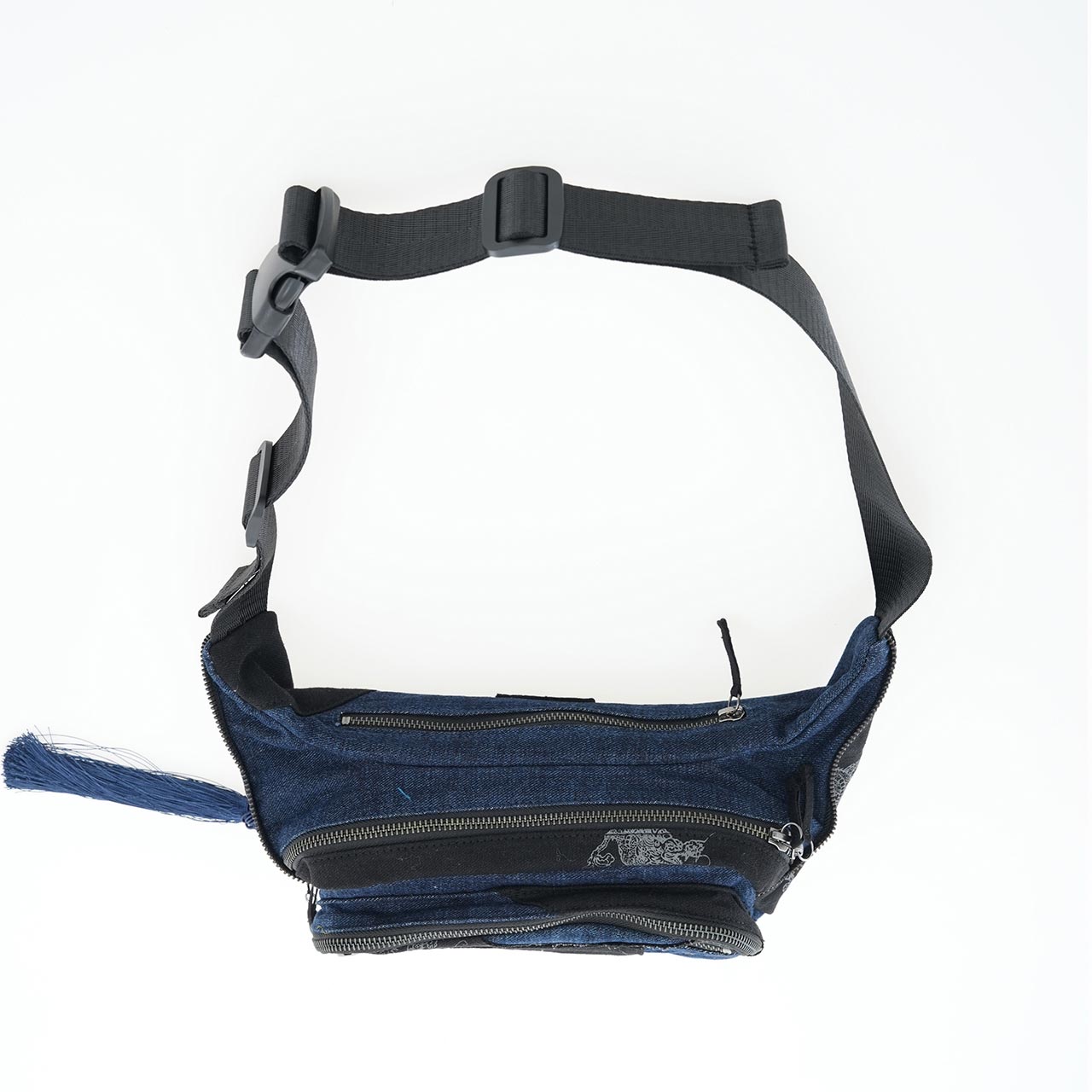 琉球浪漫物語 Ryukyu Romantic Ancient Dragon Denim Body Bag