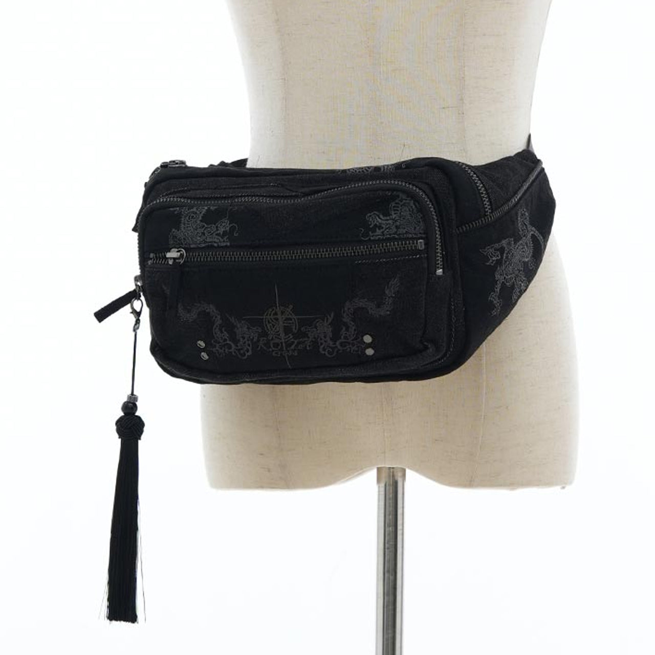 琉球浪漫物語 Ryukyu Romantic Ancient Dragon Denim Body Bag
