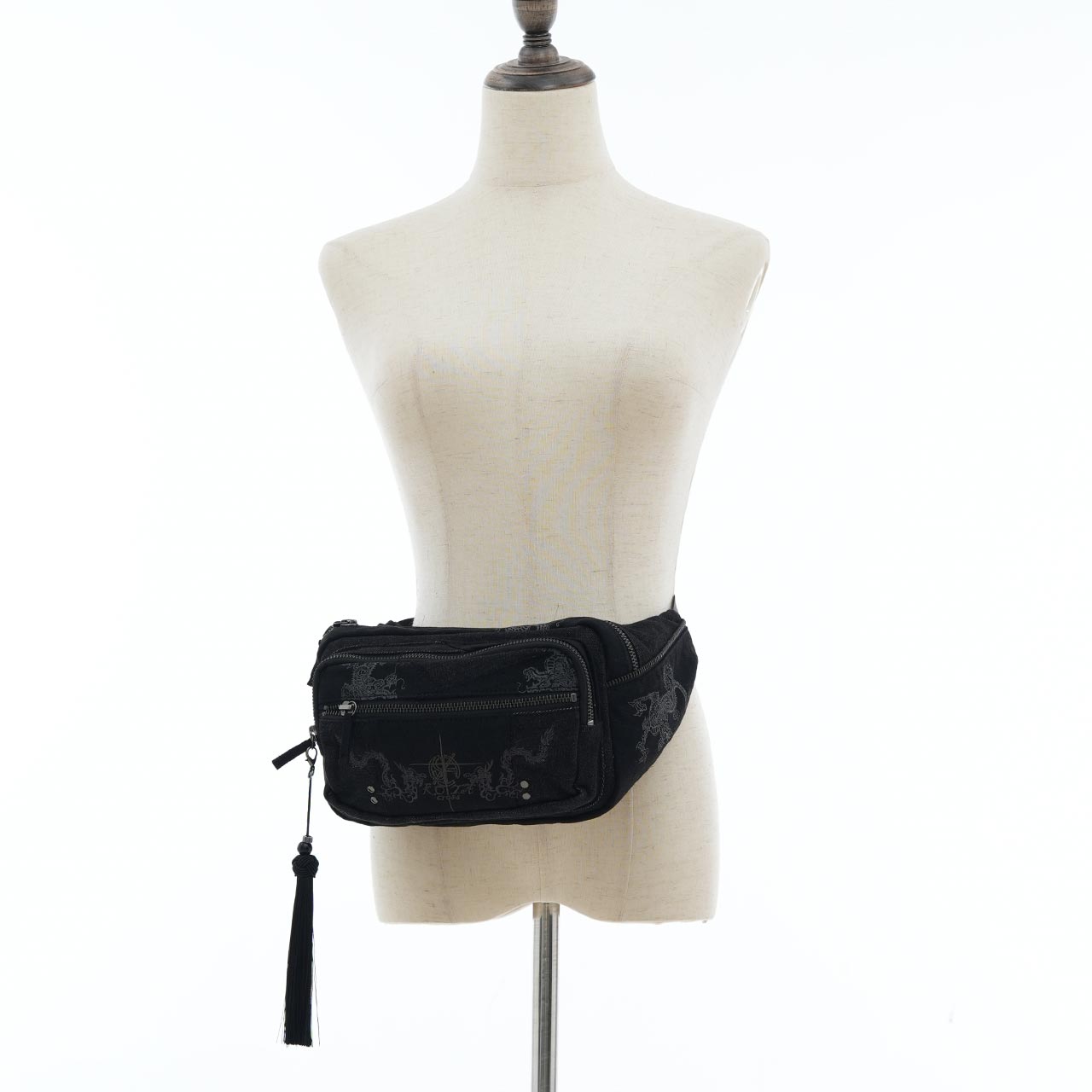 琉球浪漫物語 Ryukyu Romantic Ancient Dragon Denim Body Bag