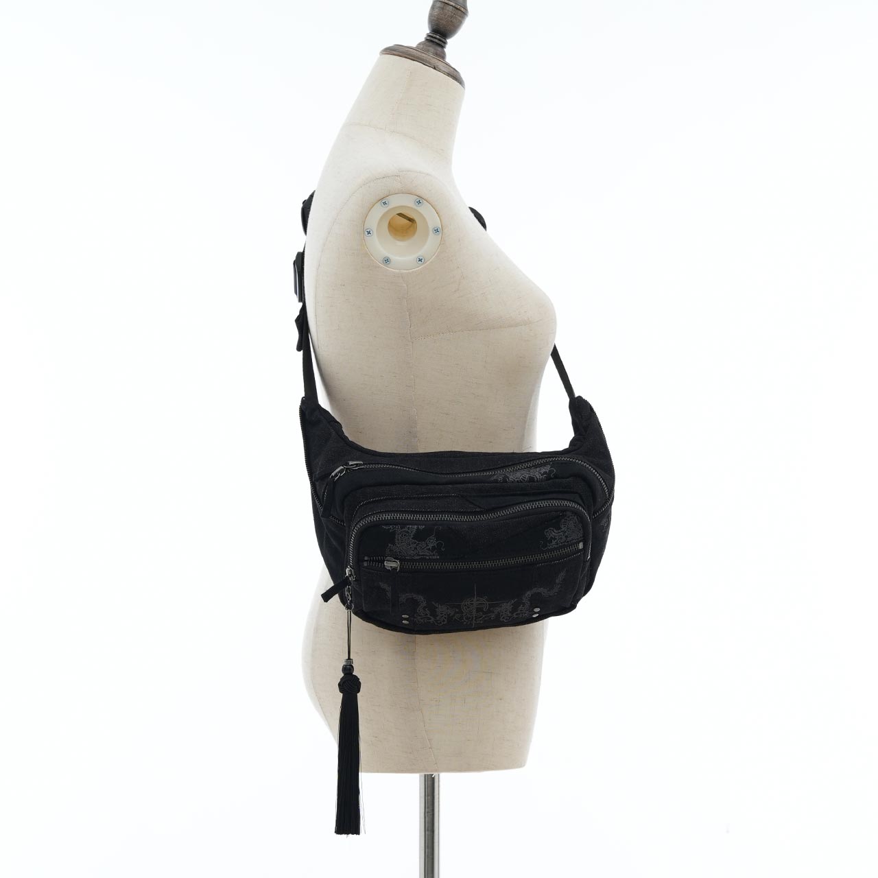 琉球浪漫物語 Ryukyu Romantic Ancient Dragon Denim Body Bag