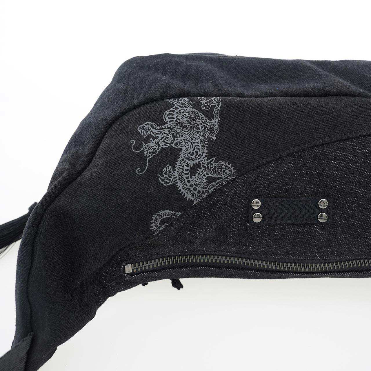 琉球浪漫物語 Ryukyu Romantic Ancient Dragon Denim Body Bag