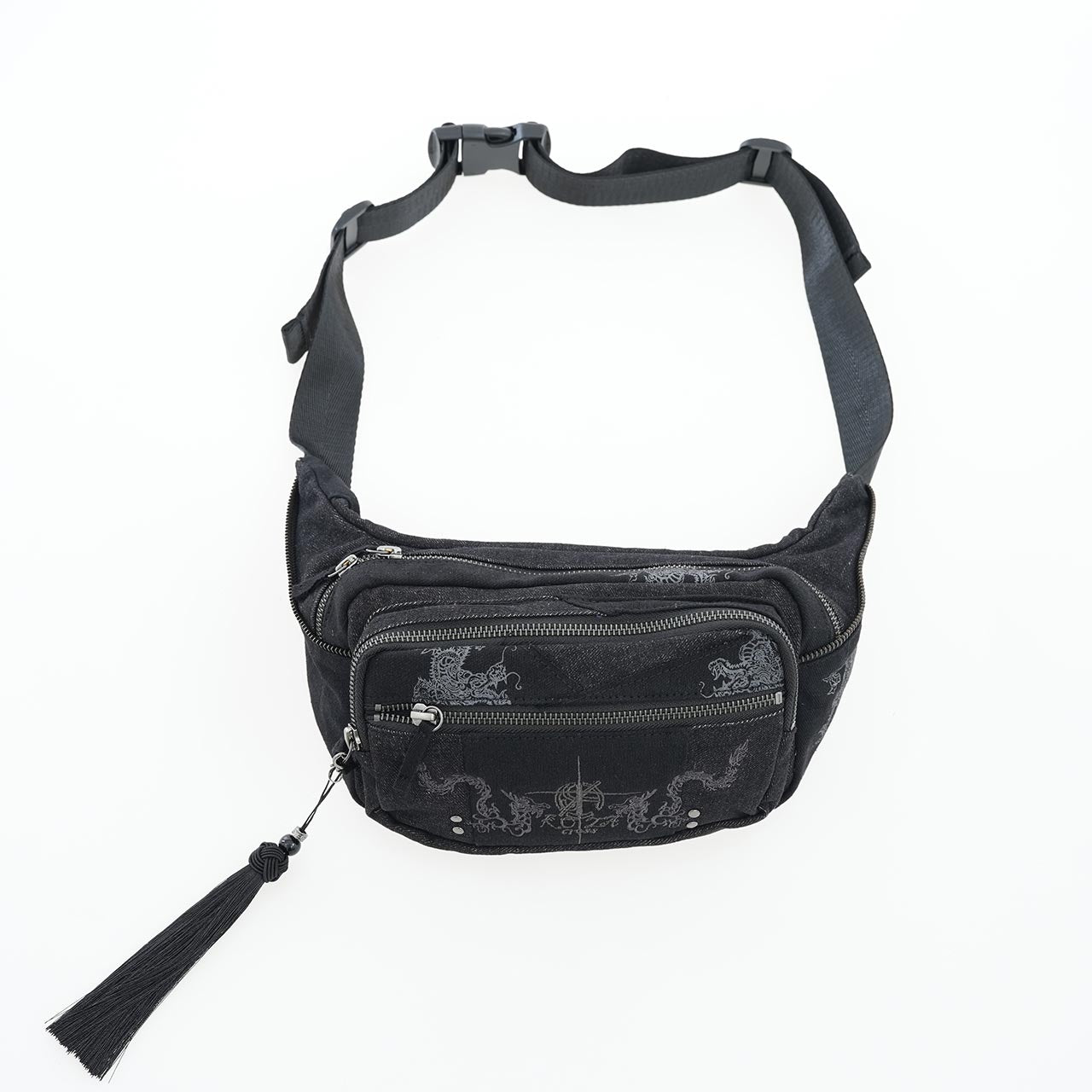 琉球浪漫物語 Ryukyu Romantic Ancient Dragon Denim Body Bag