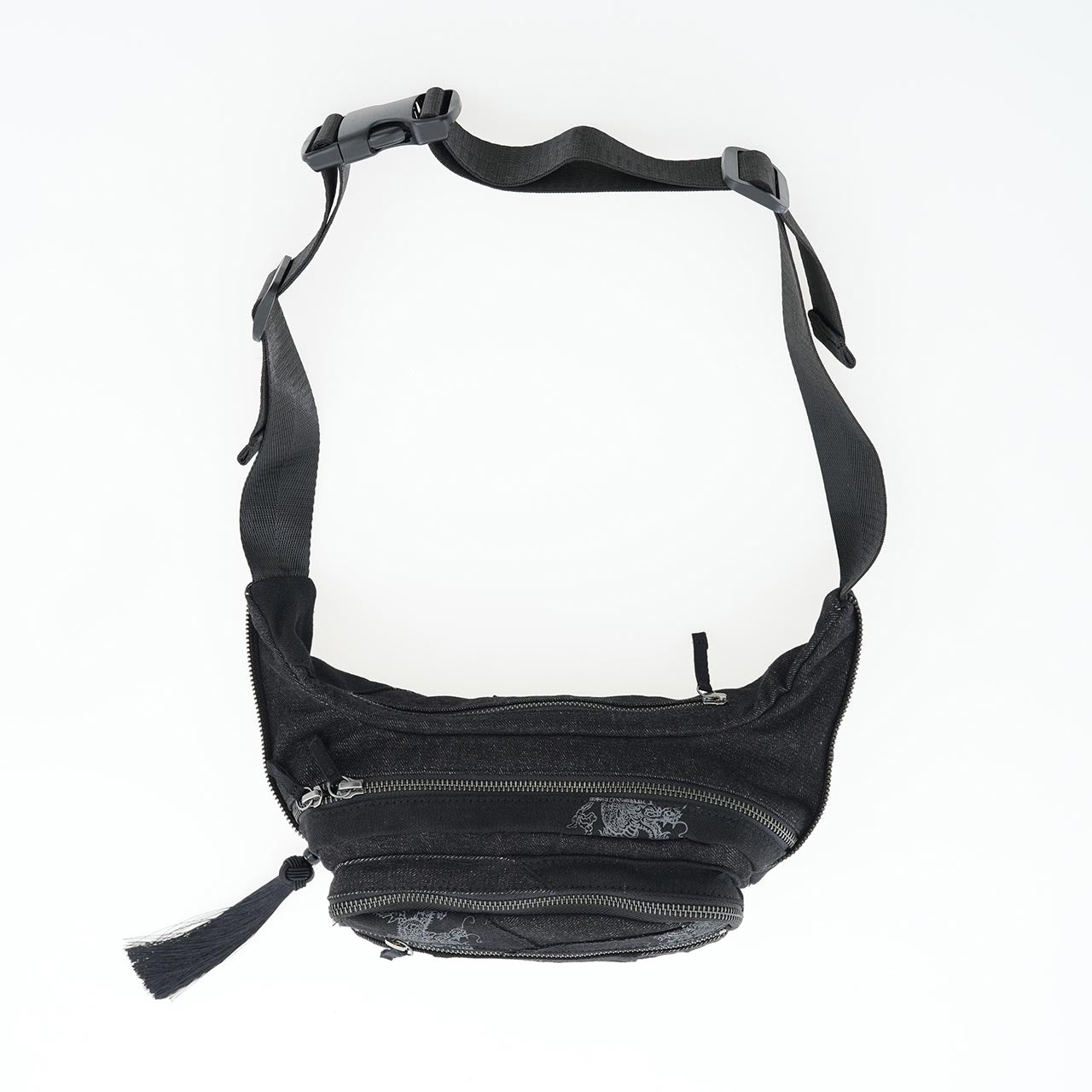 琉球浪漫物語 Ryukyu Romantic Ancient Dragon Denim Body Bag