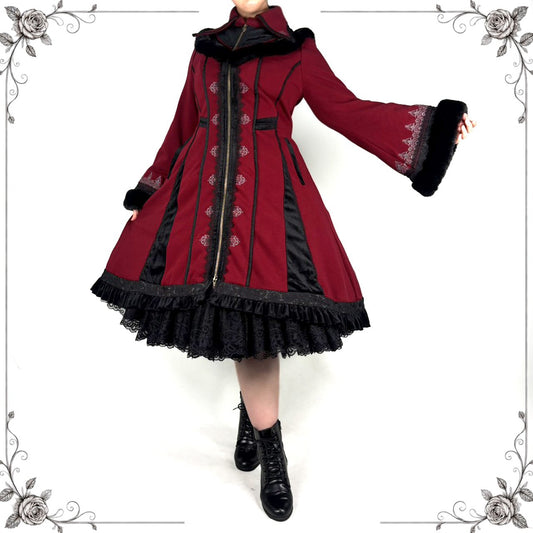 Sogno di una Ballerina Fleece-Lined Coat 【L】