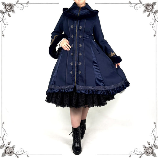 Sogno di una Ballerina Fleece-Lined Coat 【L】